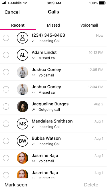 Calling - 3D Touch Known Caller